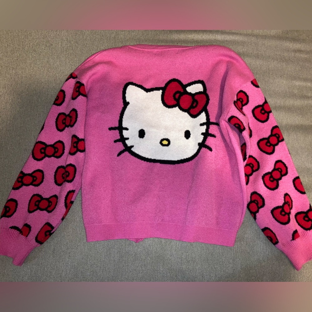 Hello Kitty Sweater Girls Size 8-9